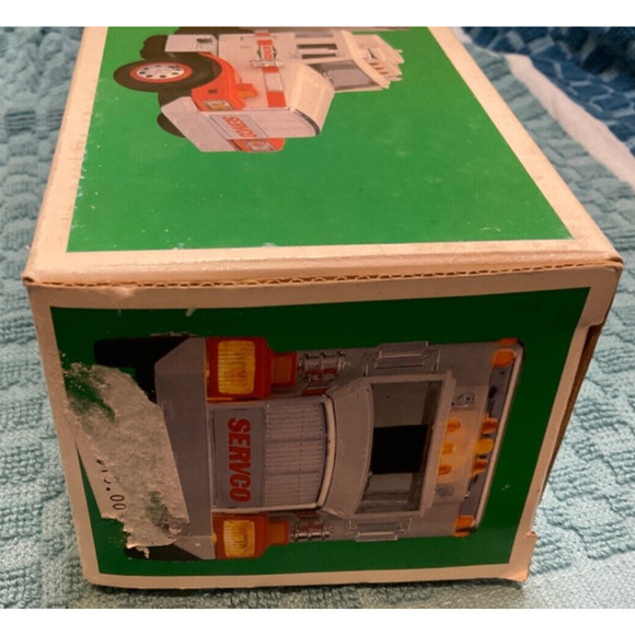 VTG 1987 Servco Gasoline Toy Truck Race Collectible NC with Box - Picture 9 of 9